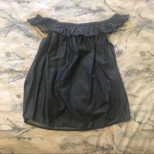 Ralph Lauren Off The Shoulder Jean Top